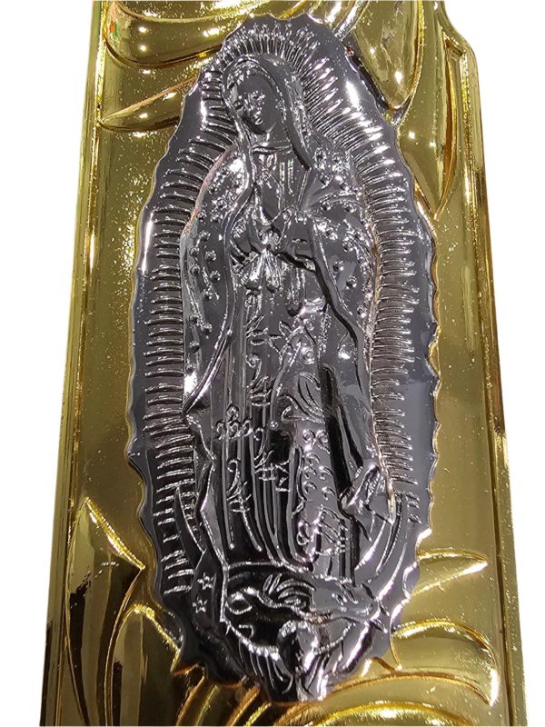 1911 Grips Gold Virgin Mary Lady of Guadalupe Grips 1911 Full Size Grips Ambi Safety Grips - Image 7