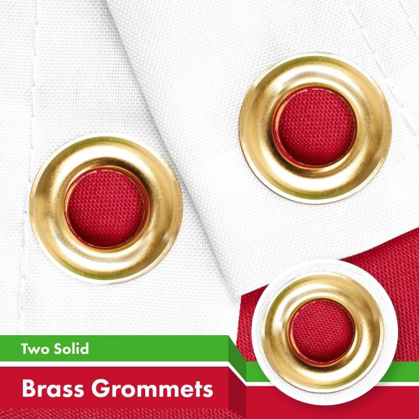 G128 5 Pack: Burundi Umurundi Flag | 3x5 Ft | LiteWeave Pro Series Printed 150D Polyester | Country Flag, Indoor/Outdoor, Vibrant Colors, Brass Grommets, Thicker and More Durable Than 100D 75D Poly - Image 2