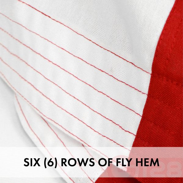 G128 American Flag | 10x15 feet | Heavy Duty Spun Polyester 220GSM Embroidered Stars, Sewn Stripes, Tough, Durable, Indoor/Outdoor, Vibrant Colors, Brass Grommets, Premium US USA Flag - Image 5