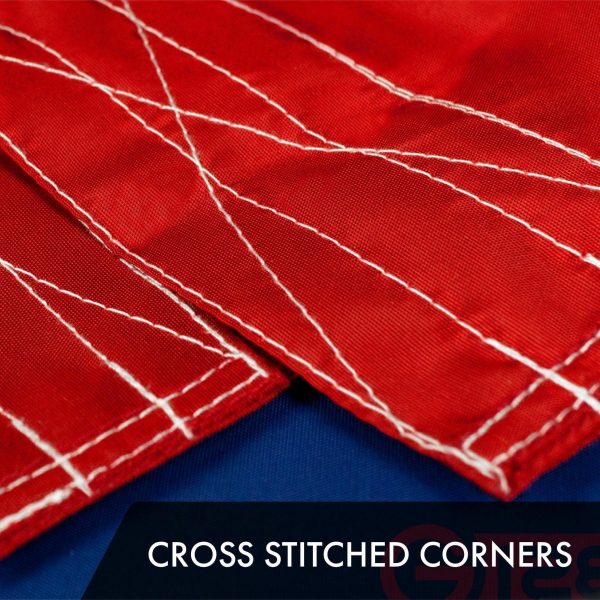 USA American Flag 6x10FT 5-Pack Embroidered Polyester By G128 - Image 6