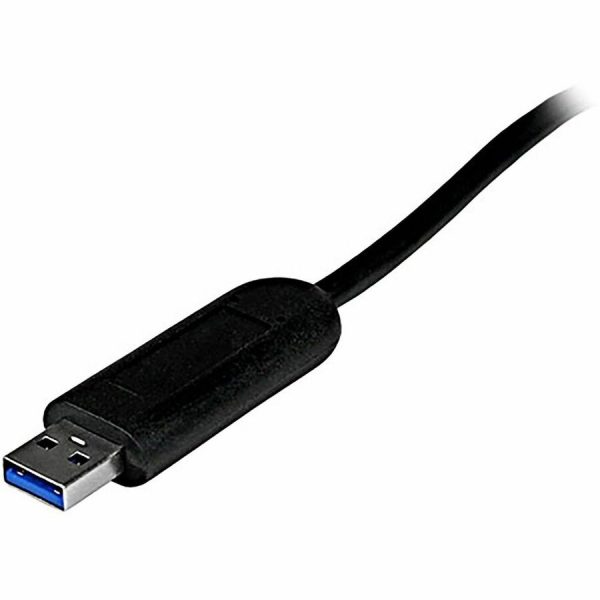 StarTech.com 4 Port Portable SuperSpeed USB 3.0 Hub with Built-in Cable - 5Gbps - Image 2