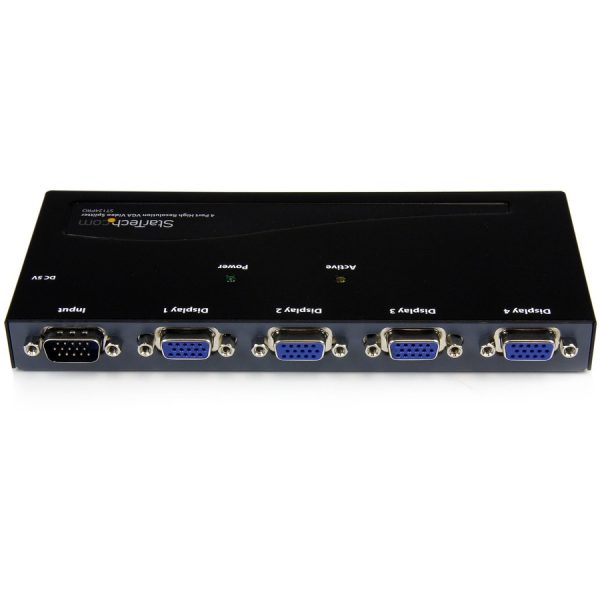 StarTech.com 4 Port High Resolution VGA Video Splitter - 300 MHz - VideoView Pro 47 Port High Resolution 300 MHz Video Splitter - Video splitter - 4 ports - Image 5