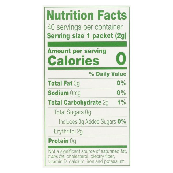 Truvia - Sweetener Natural - Case of 12 - 40 CT - Image 2