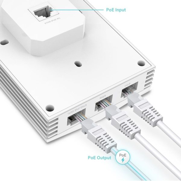 TP-Link EAP655-WALL - Omada True WiFi 6 AX3000 Wall Plate Wireless Gigabit Access Point - Image 3