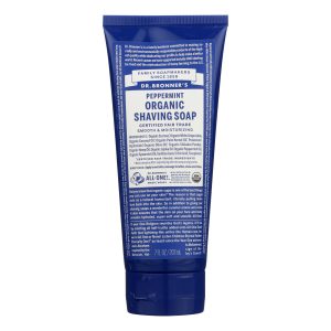 Dr. Bronner's - Shave Gel Sprmnt/prmt - 1 Each-7 OZ