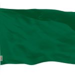 G128 Solid Dark Green Color Flag | 3x5 feet | Printed 150D, Indoor/Outdoor, Vibrant Colors, Brass Grommets, Quality Polyester, Much Thicker More Durable Than 100D 75D Polyester
