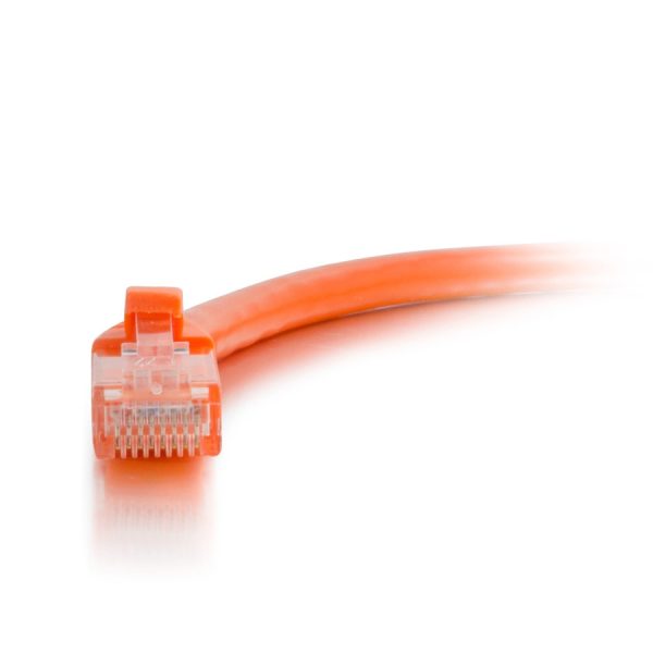 C2G 15ft Cat6a Snagless Unshielded (UTP) Ethernet Patch Cable - Orange - Image 2