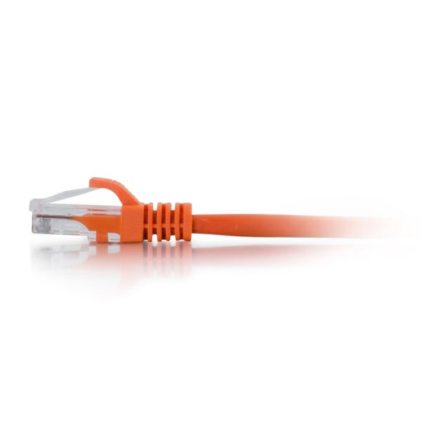 C2G 15ft Cat6a Snagless Unshielded (UTP) Ethernet Patch Cable - Orange - Image 3