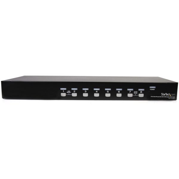 StarTech.com 8 Port Rackmount USB VGA KVM Switch w/ Audio - Image 2