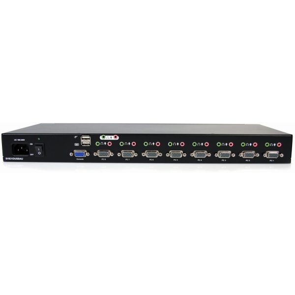 StarTech.com 8 Port Rackmount USB VGA KVM Switch w/ Audio - Image 3