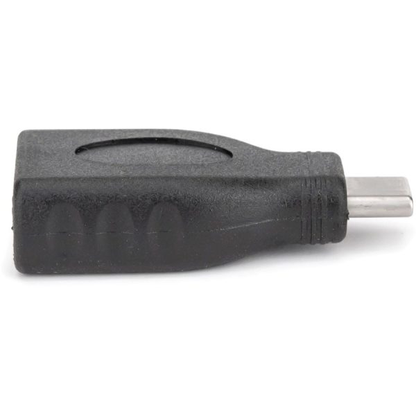 Rocstor Premium USB-C to USB-A Converter M/F - USB 2.0 - USB Type C to Adapter Converter - For use of USB C devices such as Macbook Pro, MacBook, Chromebook, and other USB-C devices - 1 Pack - 1 x USB Type C Male - 1 x USB Type A Female - Black - Image 2