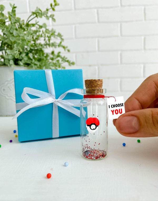 Cute Anniversary Present For Girlfriend or Boyfriend Unique Game Inspired Romantic Bottle Anniversary Love Wish Jar (White Frame I Choose You) - Image 7
