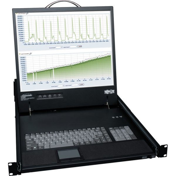 Eaton Tripp Lite Series NetCommander 16-Port Cat5 1U Rack-Mount Console KVM Switch with 19-in. LCD, TAA - Image 11
