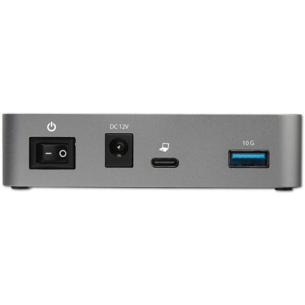 StarTech.com 4 Port USB C Hub with Power Adapter, USB 3.2 Gen 2 (10Gbps), 4x USB Type A, Self Powered, Fast Charge Port, Mountable - Image 3
