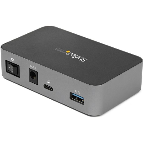 StarTech.com 4 Port USB C Hub with Power Adapter, USB 3.2 Gen 2 (10Gbps), 4x USB Type A, Self Powered, Fast Charge Port, Mountable - Image 4