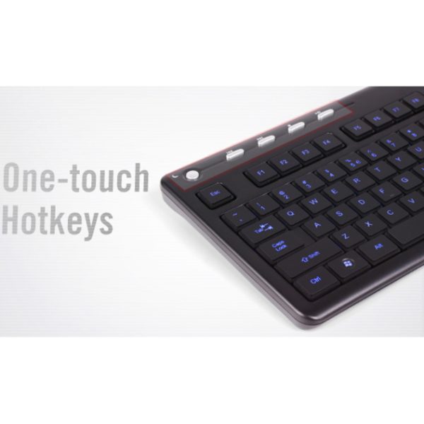 A4-TECH BLUE LED BACKLIT MULTIMEDIA KEYBOARD - Image 5