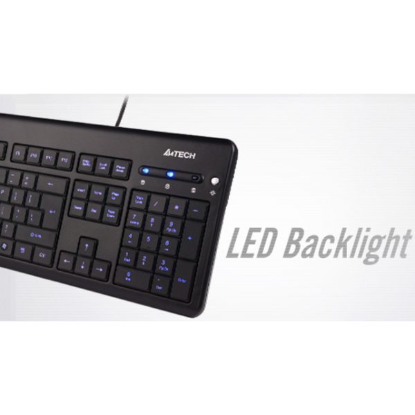 A4-TECH BLUE LED BACKLIT MULTIMEDIA KEYBOARD - Image 7