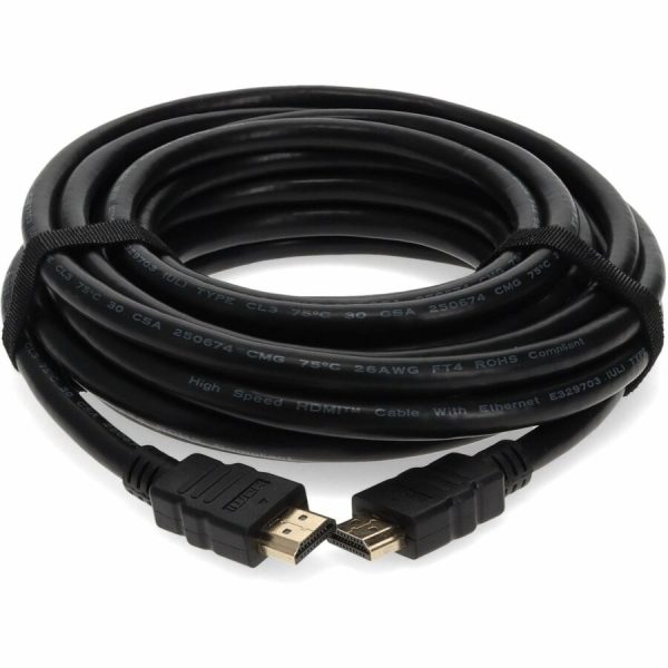 50ft HDMI 1.4 Male to HDMI 1.4 Male Black Cable Which Supports Ethernet Channel For Resolution Up to 4096x2160 (DCI 4K) - Image 8
