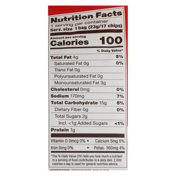 Popchips Potato Chip - Barbeque - Case of 24 - 0.8 oz. - Image 3