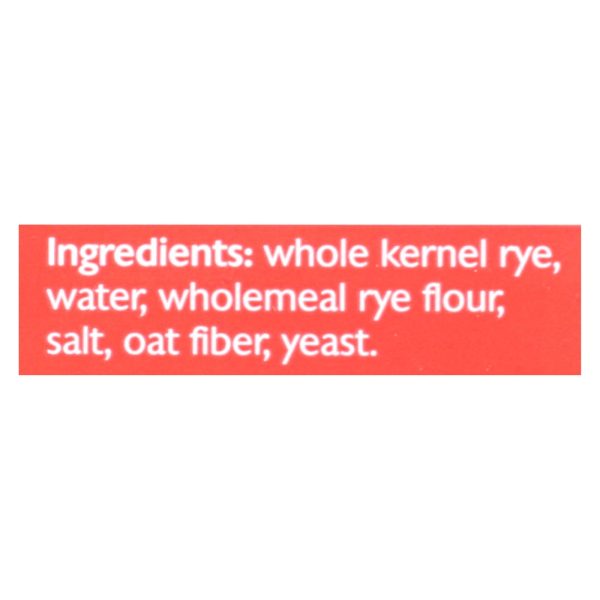 Mestemacher Bread Bread - Rye - Whole - 17.6 oz - case of 12 - Image 2