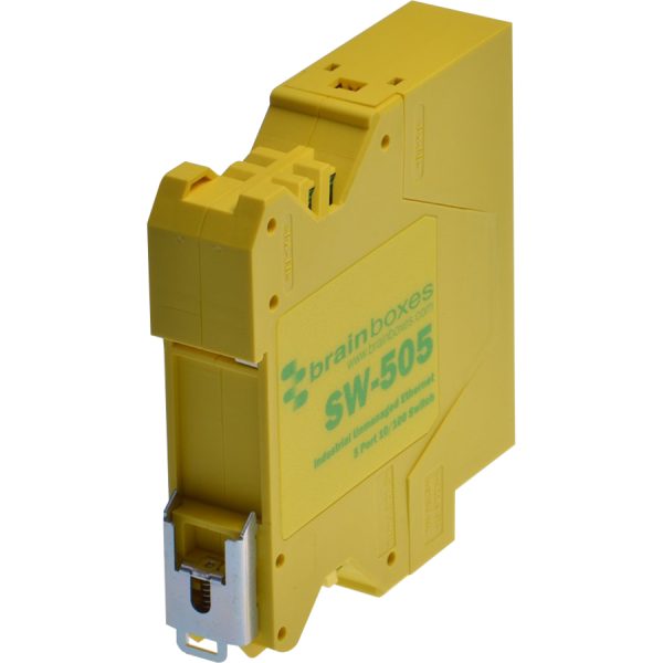 Brainboxes Industrial Compact Ethernet 5 Port Switch DIN Rail Mountable - Image 4