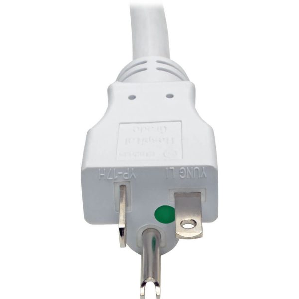Eaton Tripp Lite Series Safe-IT UL 1363A Medical-Grade Power Strip for Patient-Care Vicinity, 6x 20A Hospital-Grade Outlets, 15 ft. (4.57 m) Cord - Image 3
