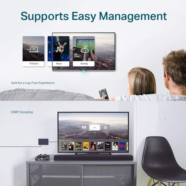 TP-LINK TL-SG105E - 5-Port Gigabit Easy Smart Switch - Image 8