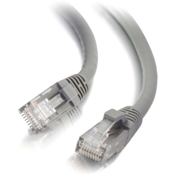 C2G 50ft Cat6 Ethernet Cable - Snagless - 550MHz - Grey - Image 3