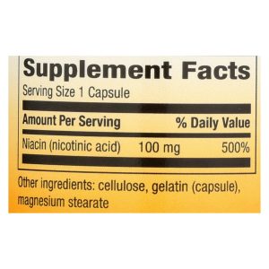 Nature's Way - Niacin - 100 mg - 100 Capsules