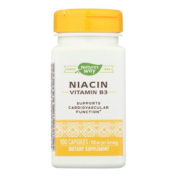 Nature's Way - Niacin - 100 mg - 100 Capsules - Image 2