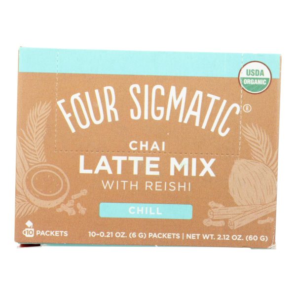 Four Sigmatic - Chai Latte - Organic Turkey Tail and Reishi - 10 CT - Image 2