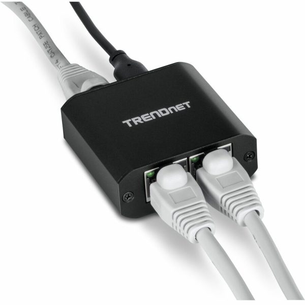 TRENDnet 2-Port Gigabit Splitter with USB Type C Power, TEG-102S, Splits One Network Connection Into Two, USB Type C Power Cable Included, NDAA & TAA Compliant - Image 7