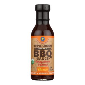 Triple Crown BBQ BBQ Sauce - Organic - Classic - Case of 6 - 14 fl oz