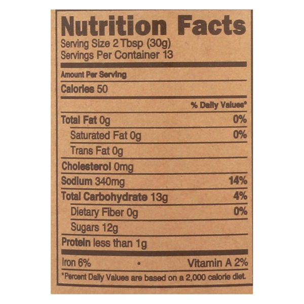 Triple Crown BBQ BBQ Sauce - Organic - Classic - Case of 6 - 14 fl oz - Image 2