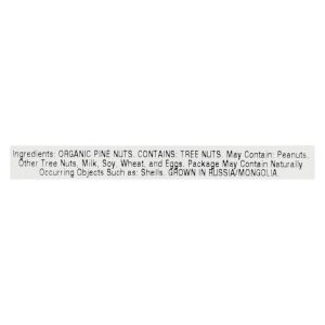Aurora Natural Products - Organic Pine Nuts - Case of 12 - 4 oz.
