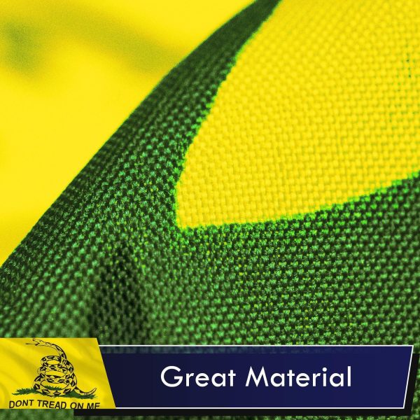 Gadsden (Dont Tread On Me) Flag 75D Printed Polyester 3x5 Ft - Image 4