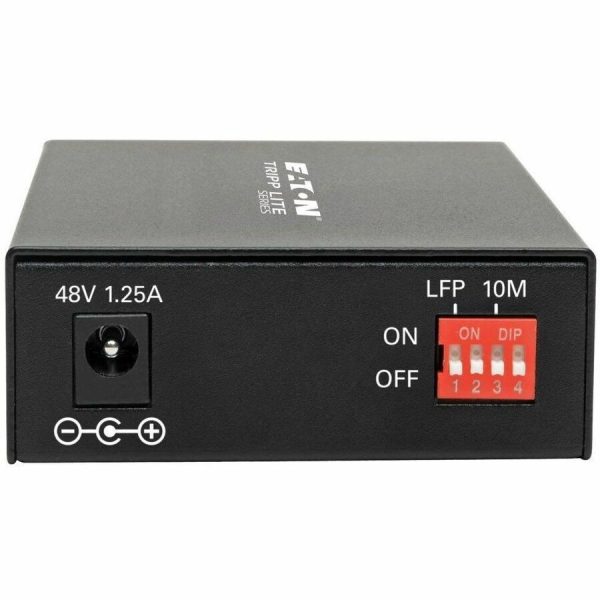 Eaton Tripp Lite Series Gigabit SFP Fiber to Ethernet Media Converter, POE+, International Power Cables, 10/100/1000 Mbps - Image 2