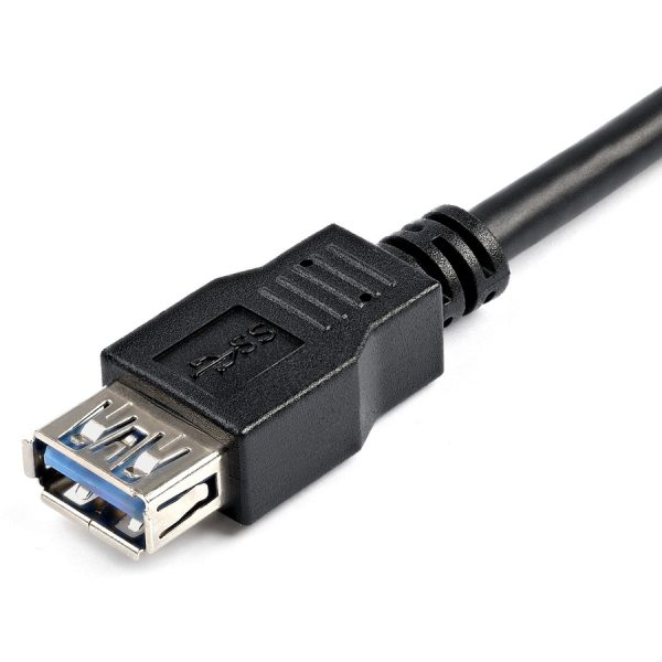 StarTech.com 2m Black SuperSpeed USB 3.0 (5Gbps) Extension Cable A to A - M/F - Image 3