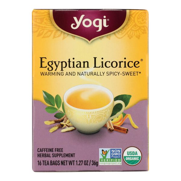 Yogi Egyptian Licorice - Case of 6 - 16 Bags - Image 2
