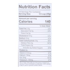 One Degree Organic Foods Organic Steel Cut Oats - Sprouted - Case of 4 - 24 oz