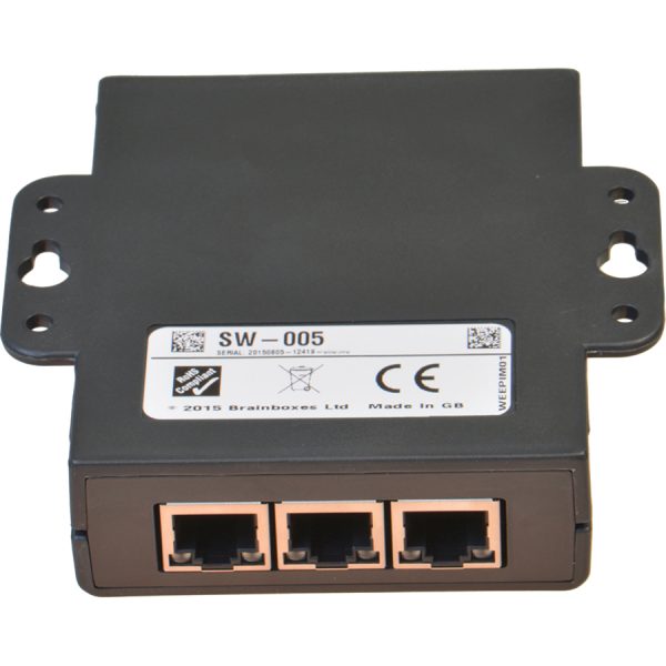 Brainboxes 5 Port Unmanaged Ethernet Switch Wall Mountable - Image 6