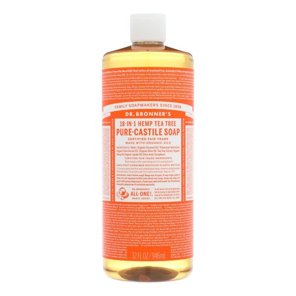 Dr. Bronner's - Castile Liquid Sp T/tree - 1 Each-32 FZ