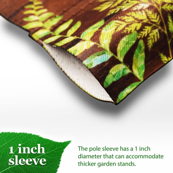 G128 Garden Flag Home Sunflower on Rustic Wood | 12x18 Inch | Printed Blockout Polyester - Summer Decoration - Image 5