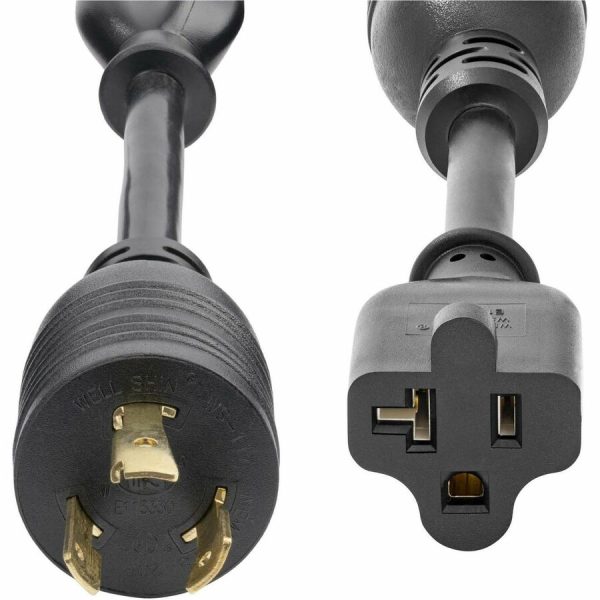 StarTech.com 6in (15cm) Heavy Duty Power Cord, NEMA L5-20P to NEMA 5-20R Plug Converter Cable, 20A 125V, 12AWG, UL Listed - Image 4