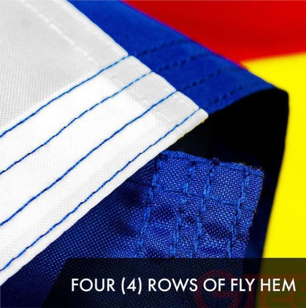 Colorado CO State Flag 3x5 Ft 10-Pack Embroidered Polyester By G128 - Image 5