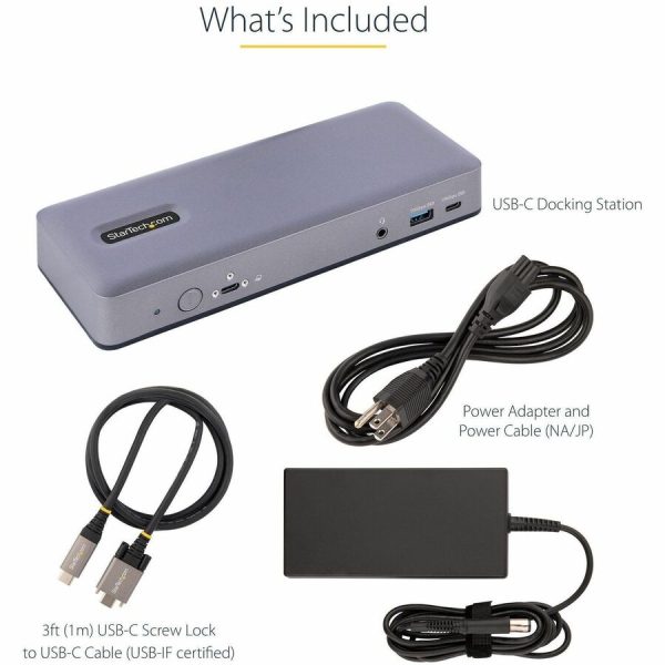 StarTech.com USB-C Docking Station, HDMI/DP/DP Alt Mode USB-C Dock, Triple/Dual 4K, 7x USB Hub, 60W PD, GbE, WWCB Certified - Image 8