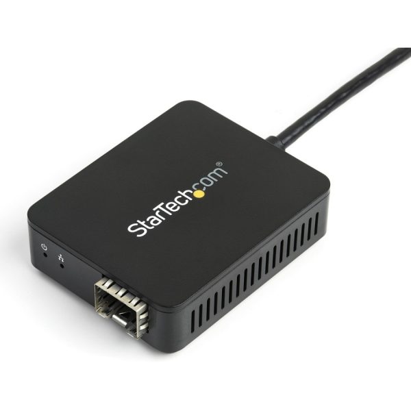 StarTech.com USB 3.0 to Fiber Optic Converter - USB to Open SFP Adapter - Gigabit Network Adapter Multi Mode(MMF)/Single Mode Fiber(SMF) - Image 3