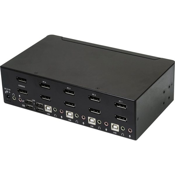 StarTech.com 4 Port Dual DisplayPort KVM Switch - DisplayPort 1.2 KVM - 4K 60Hz - Image 4