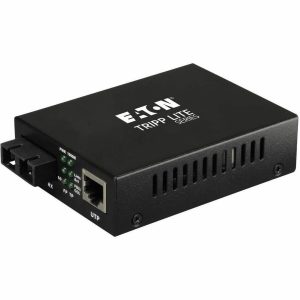 Eaton Tripp Lite Series Gigabit Multimode Fiber to Ethernet Media Converter, 10/100/1000 to 1000BaseLX SC, 2km, 1310nm