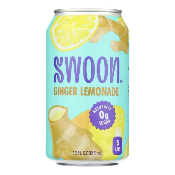 Swoon - Lemonade Ginger Zero Sugar - Case of 12-12 FZ - Image 2